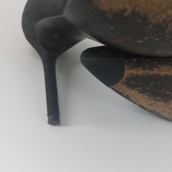 Stuart Weitzman Women's Black Pumps Almond Toe High Heels Size 7 M - Picture 15 of 16